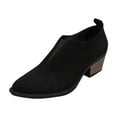 thumbnail image 2 of Quaouag Loafers for Women Dress Shoes Slip On Shoes Low Heel Casual Work Office Dressy Shoes, 2 of 7