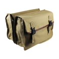 thumbnail image 2 of Electric Retro Rear Bag Canvas Wear-resistant Motorcycle Saddlebags Travel Luggage Motorcycle Saddlebags Portable Large Capacity Riding Side Bags Tools Pouch Brown, 2 of 8
