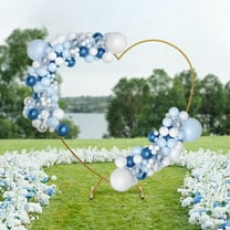 210cm Wedding Arch Flower Stand Heart Shape Metal Arch Frame Backdrop Rack