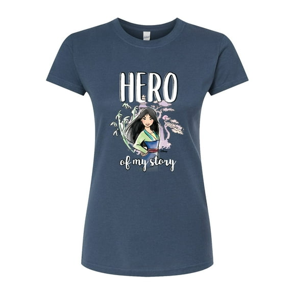 Disney - Hero Mulan - Juniors Fitted Graphic T-Shirt