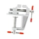 thumbnail image 2 of Soporte para prensa de tornillo de banco doméstico, ajustable, portátil, multifunción, antideslizante, mini. Plata, 2 of 8