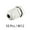 White M12x1.5mm, variant on 10 Pcs M16 Waterproof IP68 TRS Cable Stuffing Gland Locknut for 4mm-8mm Dia Wire