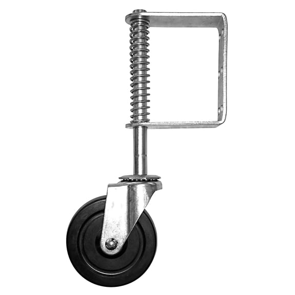 Shepherd Hardware 8735E 5-Inch Spring Loaded Gate Caster, 220-lb Load Capacity