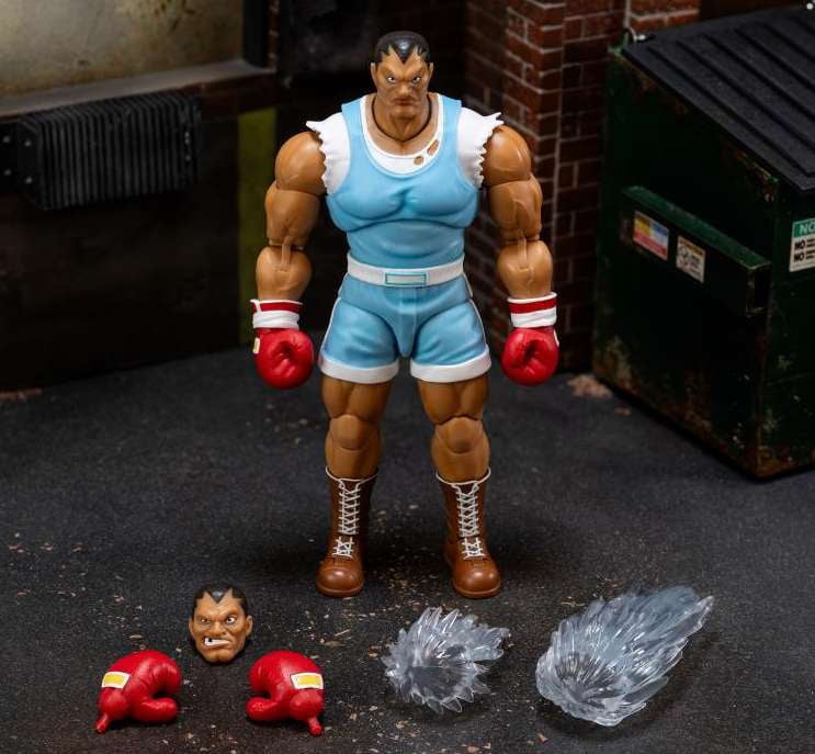 Street Fighter II Balrog Action Figure – 1:12 Deluxe Scale by Jada Toys – 6" Tall, Fully Articulated, Collector Packaging