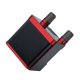 thumbnail image 1 of Altavoz Inalámbrico K Sing Methold de plástico con 2 micrófonos y altavoz de graves rojo, 1 of 6