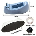 thumbnail image 3 of BAZIC Desktop Tape Dispenser w/ Tape Refill 3/4" x 250", 1" Core Non-Skid Base, 4-Pack, 3 of 7