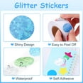 thumbnail image 3 of Uxcell 1000Pcs Circle Stickers Self-Adhesive Sparkly Stickers Glitter Foil Incentive Stickers for Reward Classroom Teacher Supply Envelope Birthday Package Decoration,Green,1 Inch, 3 of 6