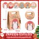 thumbnail image 2 of Bolsas de Regalo Navidad Decoración, 24 PCS Caja de Regalo Navideña Reutilizable, Bolsas de Papel Kraft de Dulces, Caja de Galletas de Decoración para Fiestas Navideña (Estrella), 2 of 4