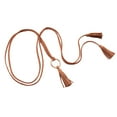 thumbnail image 1 of Coofit Rope Waist Belt Braided Fashion Creative Tassel Waist Belt Dress Belt for Women, 1 of 10