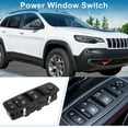 thumbnail image 2 of Interruptor de ventana eléctrica delantero izquierdo Unique Bargains para Jeep Cherokee 2017-2018, 2 of 7
