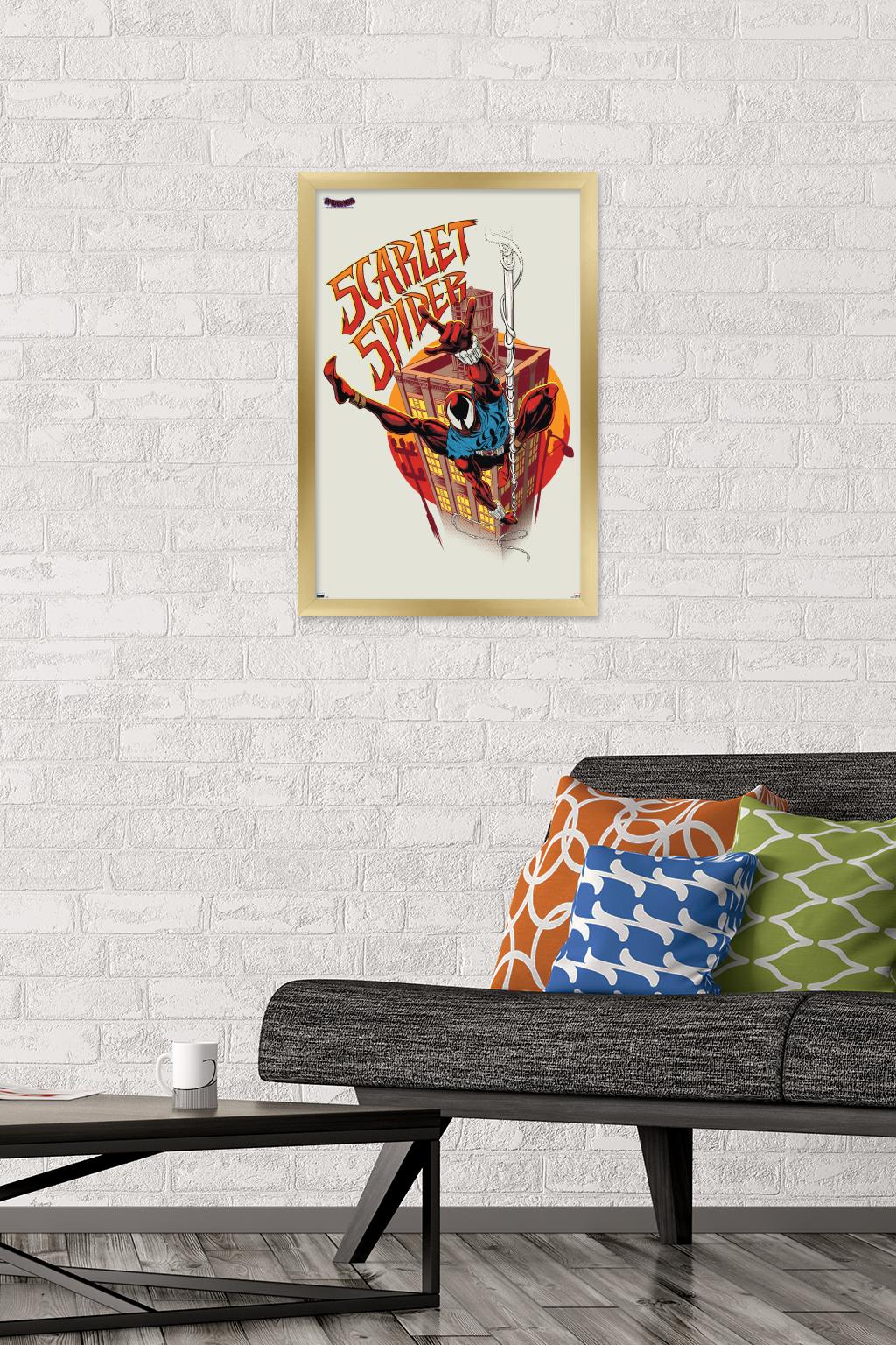 Marvel Spider-Man: Across The Spider-Verse - Scarlet Spider Wall Poster, 14.725" x 22.375" Framed