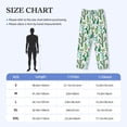 thumbnail image 6 of Kdxio Cactus Plants1 Print Men's Sleep Pajama Pant Lounge Pants with Pockets, 6 of 8
