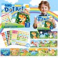 thumbnail image 2 of Dot Art Children's Dot Art Set 1400 Pieces Dinosaur Creative Craft Kit DIY Sticker Set, 2 of 3
