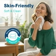 thumbnail image 5 of Ourmed No Rinse Body Wipes, 100Ct, 9 x 12 in Extra Large Thick Unscented Bath Wipes, Gentle Skin Cleansing Cloths, 5 of 8