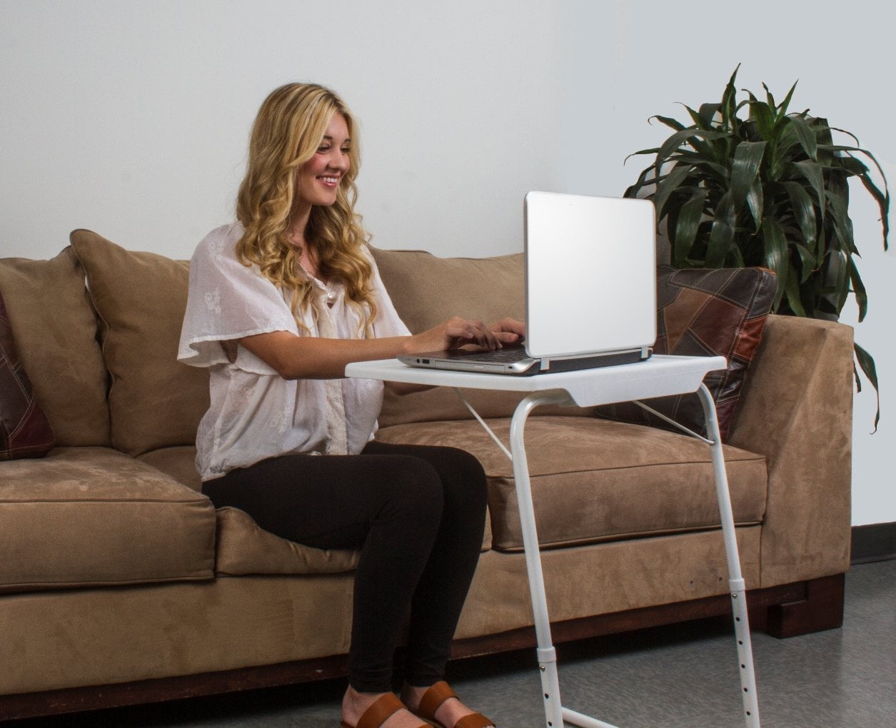 My Comfy Portable And Foldable Bedside Table Tv Tray Table Walmart Com Walmart Com