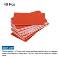 thumbnail image 3 of Uxcell Blank Cards, 30 Mil Graphic Quality Red Plastic Cards for Photo ID Badge Printer, 40 Pack, 3 of 5