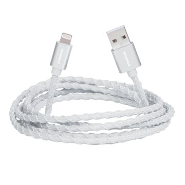 Liquipel Powertek USB-A to Lightning Cable, 6ft, White