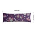 thumbnail image 6 of Paisley Long Body Pillow Cover - Vintage Bohemian Floral Print, Soft & Breathable Ethnic Fabric, Hidden Zipper, 20"x54" - Elegant Home Decor Gift for Side Sleepers & Pregnancy Support, 6 of 7