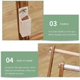 thumbnail image 4 of Adjustable Cross Stitch Frame Stand, Needlework Table Pine Wood Adjustable Height Quilting Frame Embroidery Stand With Accessories Kit For Home, 4 of 5