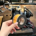 thumbnail image 4 of OULII 2Pcs Air Compressor Intake Filter Yellow Filter Paper For Industrial Use Air Compressor Parts Air Filtration, 4 of 8