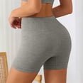 thumbnail image 5 of DHFJKG High Waisted Yoga Shorts Women Workout Seamlesss Tummy Control Buttery Soft Breathable Shorts For Running Athletic Gym Versatile Bottoms, 5 of 6