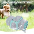thumbnail image 1 of Bolsa De Transporte De Mascotas Bolsa De Transporte De Mascotas Bolsa de viaje para gatos al aire libre Suministros de transporte de mascotas plegables y expandibles (Azul cielo), 1 of 7