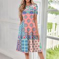 thumbnail image 2 of Fashion A-Line Dress for Women CIENVNSTG Flowy Summer Dress Perfect for Casual Outings or Parties, 2 of 6