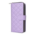thumbnail image 2 of Compatible for Samsung Galaxy S23 Plus Wallet Case, Crossbody Strap PU Leather Folio Phone Cover, Zipper Handbag Purse with Card Holder Lanyard Flip Stand for Samsung Galaxy S23 Plus, Purple, 2 of 10