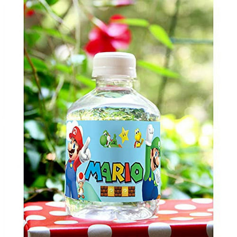 Mario Water Bottle Labels, Mario Bottle Labels, Water Labels, Mario  Birthday Party, DIY - MakeMeDesign