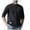 Mens T-Shirts Black, variant on 3/4 Sleeve Tshirts Shirts for Men with Pocket S-4X Plus Size Lightweight T-Shirts Mens Casual Solid Button Stand Collared Pullover Tees Tops