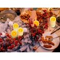 thumbnail image 4 of Velas sin llama YIWER, pilares LED impermeables, juego de 9, 4 of 8