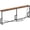 Rustic Brown, variant on Behind Couch Table, Adjustable Height (4 Levels), 76.9" Long Narrow Console Table with Power Strip (2 AC, USB & USB-C) & Anti-Tip Wall Screws, Slim Sofa Table for Living Room