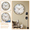 thumbnail image 2 of BRIGHTFUFU 1Set Wall Clock 30x30cm Multi Color Round Shape Silent Operation For Home And Office Decor Plastic Glass, 2 of 6