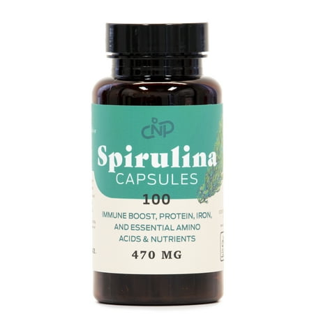 Pure Hawaiian Blue Spirulina Powder Capsules - 470mg Capsules 100 Pills, Non GMO, Natural, Vegan Super (Best Tasting Spirulina Powder)