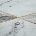 thumbnail image 2 of Paco Home Area Rug Elegant Marble Pattern Checkered in Gold Cream - 2'8" x 4'11" (3'x5'), 2 of 5