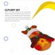 thumbnail image 3 of Cateissary Soporte para cubiertos, bolsa para tenedor, suministros de vacaciones, accesorio de bricolaje, decoraciones de vajilla multiusos, contenedor de Kits de decoración para fiestas Ciervo Cateissary HA070799-04, 3 of 6