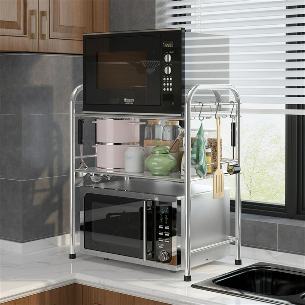 kitchen microwave oven rack
