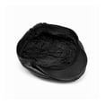 thumbnail image 4 of Real Leather Gatsby Cap Mens Newsboy Ivy Hat Golf Driving Flat Cabbie (as1, Alpha, x_l, Black), 4 of 10