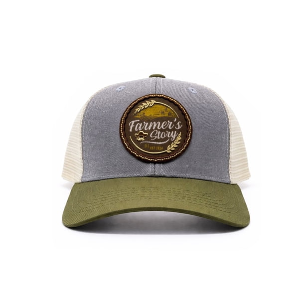 KNITE Gorra Farmer Wheat Cafe Trucker Hombre Ajustable Estilo Rancher Original