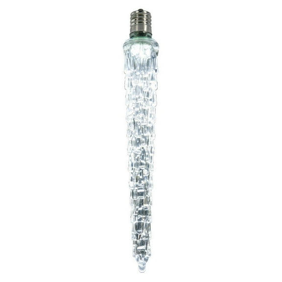 Vickerman 7" LED Cool White Icicle Replacement Bulb