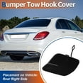 thumbnail image 2 of Unqiue Bargains Rear Right Car BumperTow Hook Cap Graphite Gray for Mercedes-Benz No.A2058850224, 2 of 6