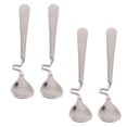 thumbnail image 2 of 4Pcs Stainless Steel Honey Mixing Spoons Curving Handle Coffee Spoons (Silver), 2 of 7