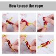 thumbnail image 5 of 4 Pieces Reflective Tent Rope 3 m Camping Ropes Diameter 3 mm Nylon Rope with Aluminum Tensioner for Camping Tent Tarp Hiking Awning, 5 of 5