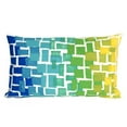 thumbnail image 2 of Liora Manne Visions III  Ombre Tile Indoor Outdoor Decorative Pillow Cool, 2 of 2