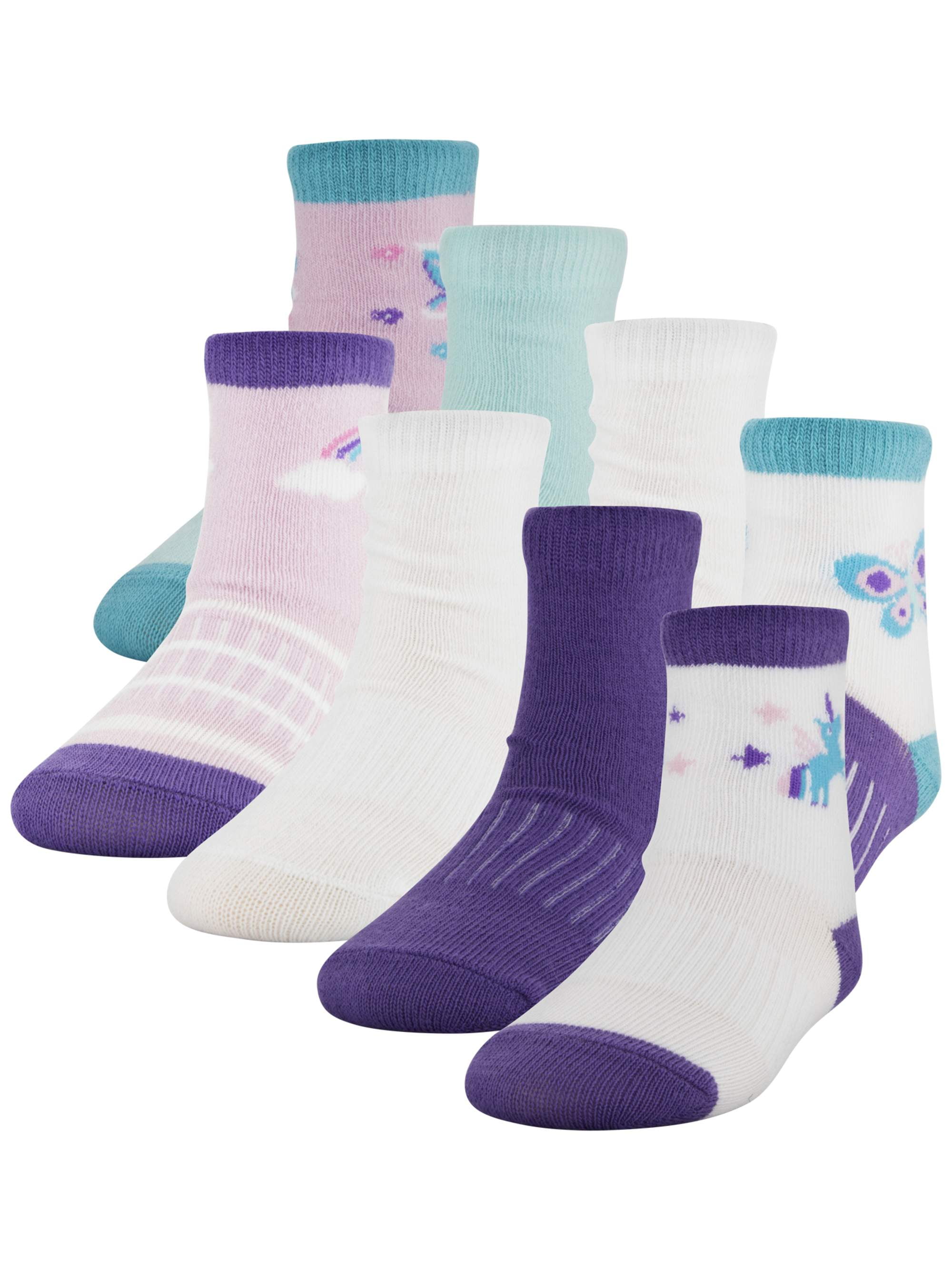 PEDS Big Boys/' Growing Socks Jersey Crew Socks Pack of 4