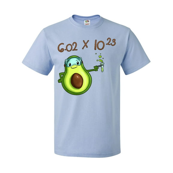 Inktastic Avogadro's Number with Avocado Chemist T-Shirt