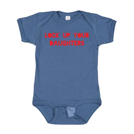 

Inktastic Lock Up Your Daughters Gift Baby Boy or Baby Girl Bodysuit