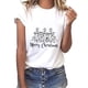 thumbnail image 1 of Camisas Navideñas Para Mujer Camiseta de Manga Corta Con Estampado Navideño Divertido Odeerbi ODB201867, 1 of 5
