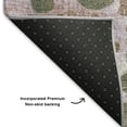 thumbnail image 5 of Addison Rugs Mayfield Premium Machine Washable Transitional Geometric Khaki Rectangle Rug, 3' x 5', 5 of 7