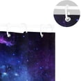 thumbnail image 5 of Starfield Bath Shower Curtain Liners - 60x72in - 100% Polyester - Waterproof Bath Curtain with C-Shaped Hooks for Bathroom Decoration 1 Panel, 5 of 5